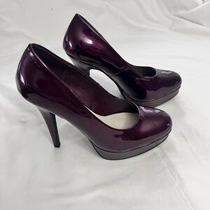 Patent Leather Burgundy High Heels